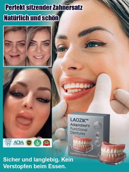 Bequemer Prothesen-Satz für optimale Gesichtsstütze, empfohlen von Experten