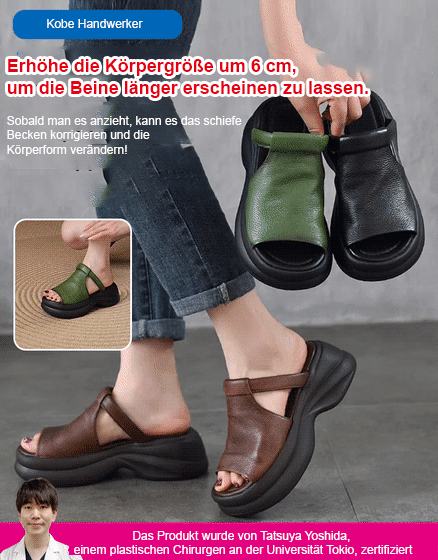 Sommerliche Plateau-Plateau-Fischmaul-Hausschuhe