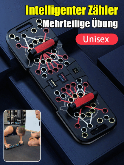 Multifunktionaler Liegestützständer mit AI-Chip