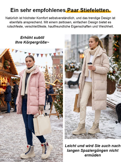 Koreanische Mode, stilvolle und vielseitige Plateauschuhe.