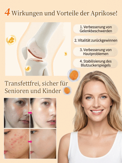 【Von Herz-Kreislauf-Spezialisten empfohlen】 Bayerns Spezialität: Getrocknete Aprikosen