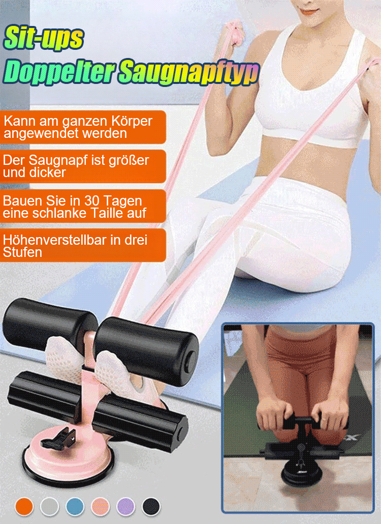 Doppelsaugnapf-Fitness-Bauchmuskelgerät