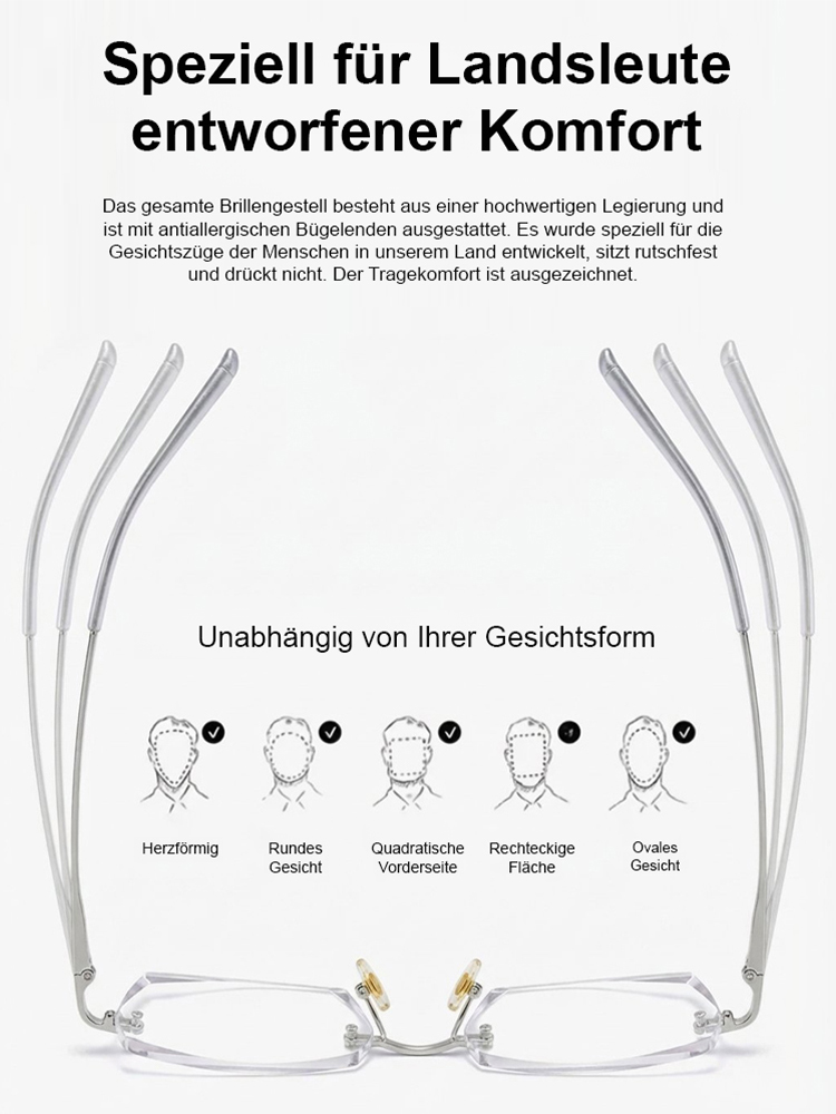 【Designer-Kollaboration】Sternenhimmel Intelligentes Zoom und Farbwechsel Lesebrille