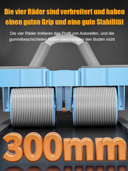 Vier Runden automatisches Rebound-Bauchstraffungs- und Curling-Bauchmuskel-Fitnessrad