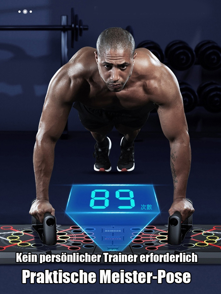 Multifunktionaler Liegestützständer mit AI-Chip