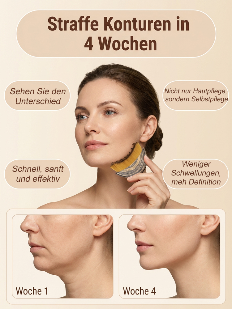 Gesichtskonturen-Massagepflegebürste