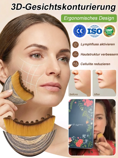 Gesichtskonturen-Massagepflegebürste