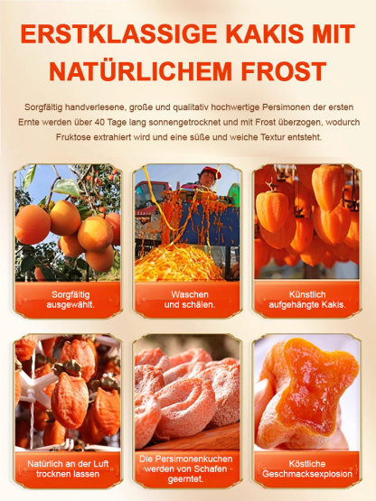 【0 Zuckerzusatz】Kaki mit Walnüssen