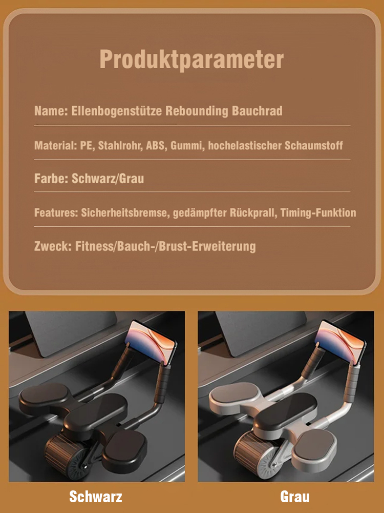 【AI-Chip zur Kalorienaufzeichnung】AI-upgrade intelligente Bauchmuskelrolle