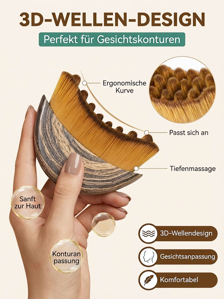 Gesichtskonturen-Massagepflegebürste