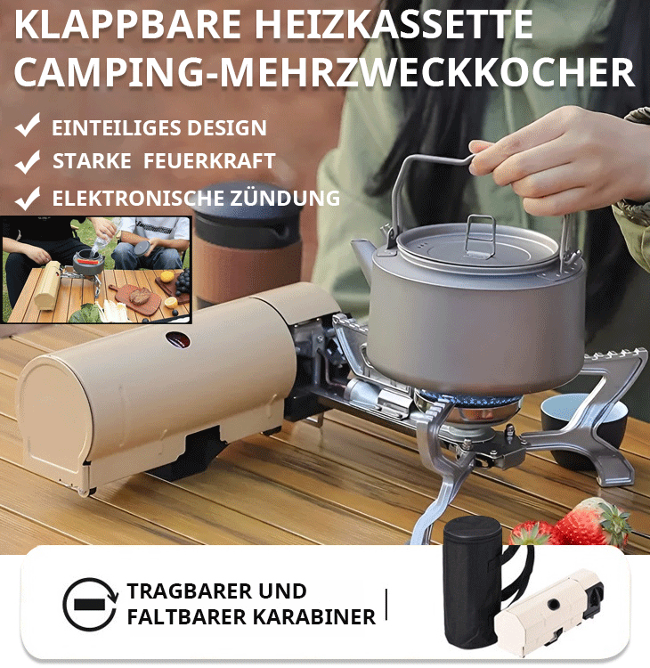 Klappbare Heizkassette Camping-Mehrzweckkocher