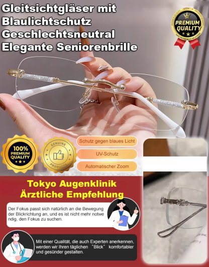 Blaulichtfilter-Autofokus-Lesebrille