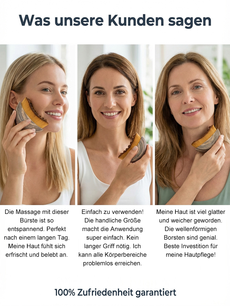 Gesichtskonturen-Massagepflegebürste