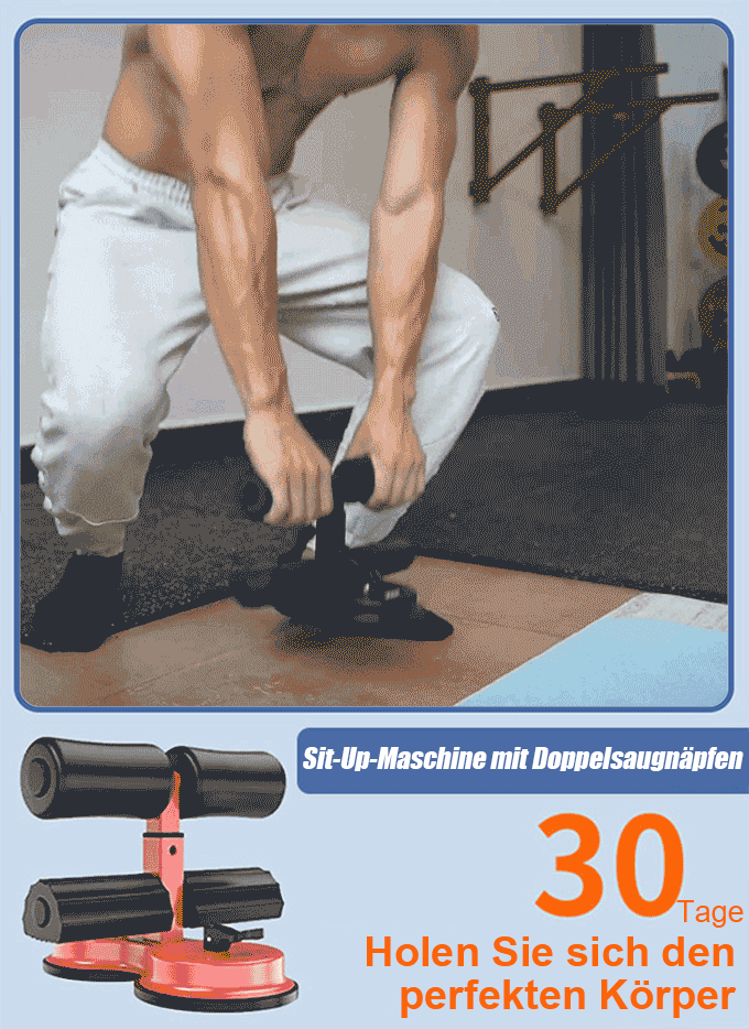 Doppelsaugnapf-Fitness-Bauchmuskelgerät