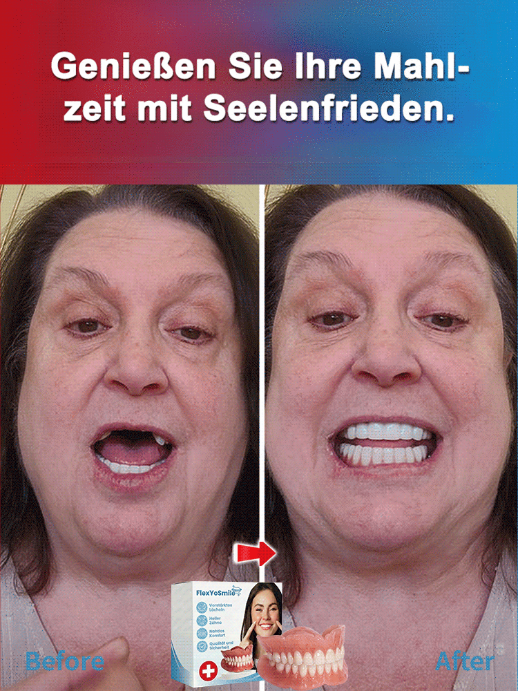 【Zahnarztfrei】Aufhellende realistische Zahnspange