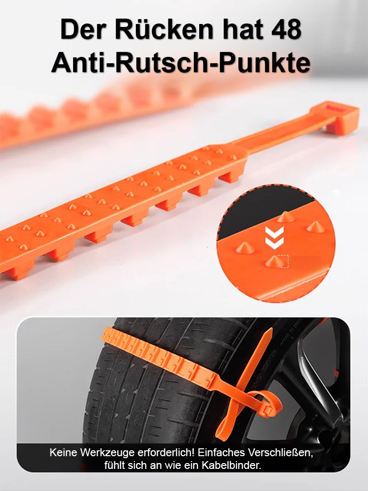 Universelle Schneeketten für Kraftfahrzeuge