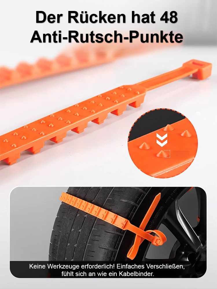 Universelle Schneeketten für Kraftfahrzeuge