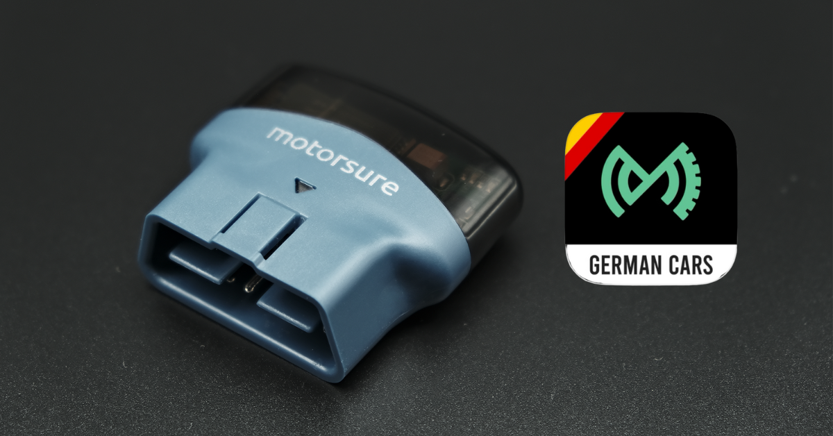 MotorSure OBD Tool for German Cars. Coding with one click mods.