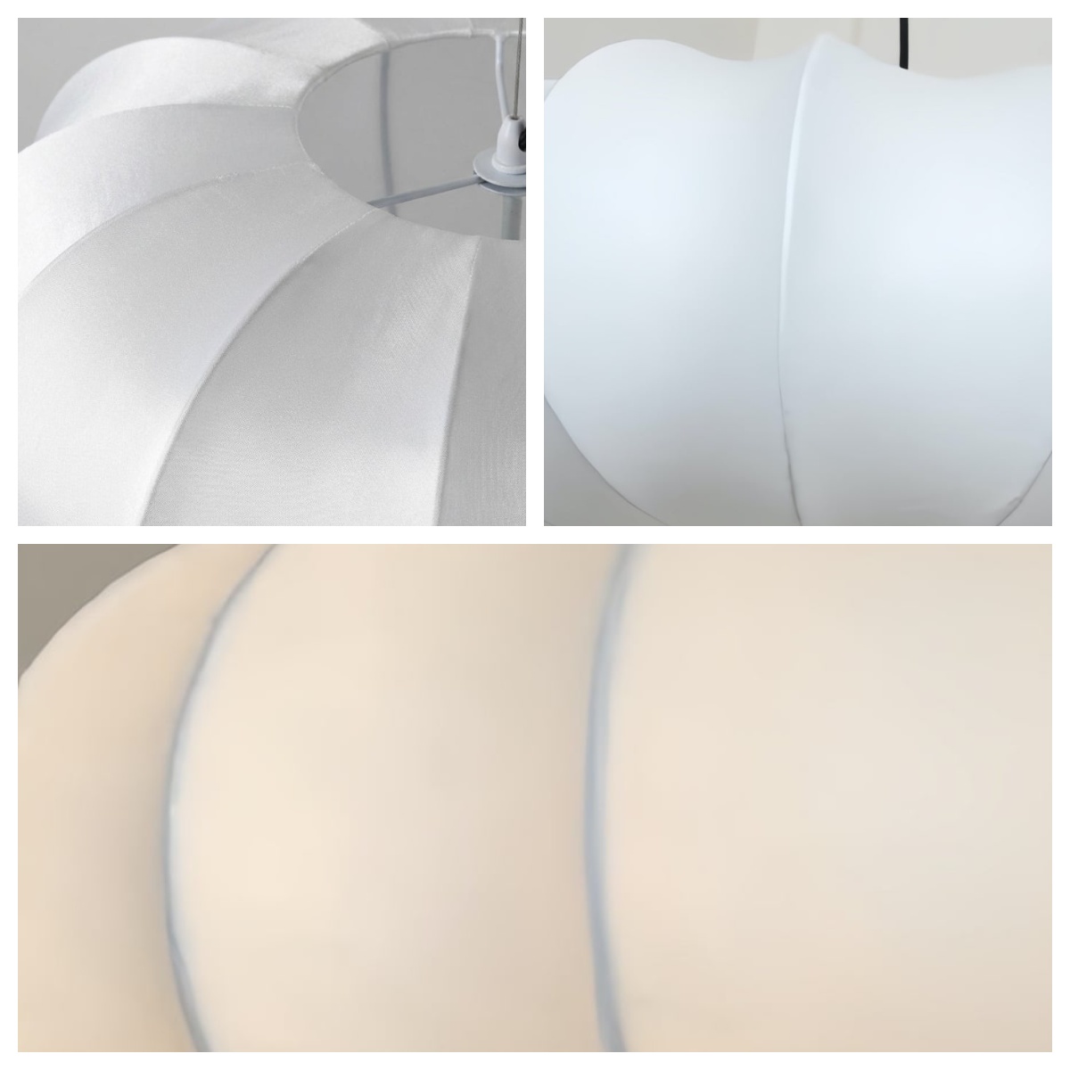 Silk Hanging Chandelier Light Fixture Retro Creative Pendant Lamp