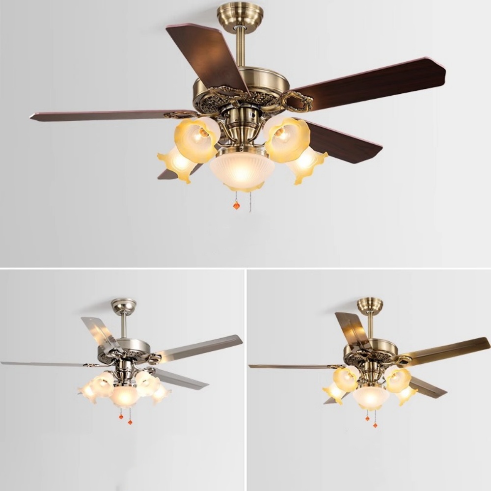 Nordic Living Room With Light Ceiling Fan Integrated High Wind Bedroom Lamp