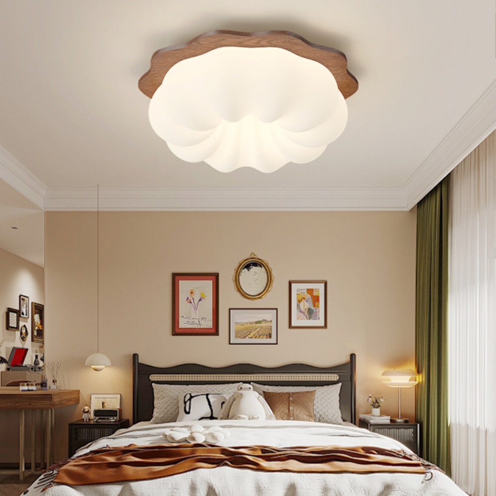 Children's Room Lamps Cloud Cream Three-color Ceiling Light