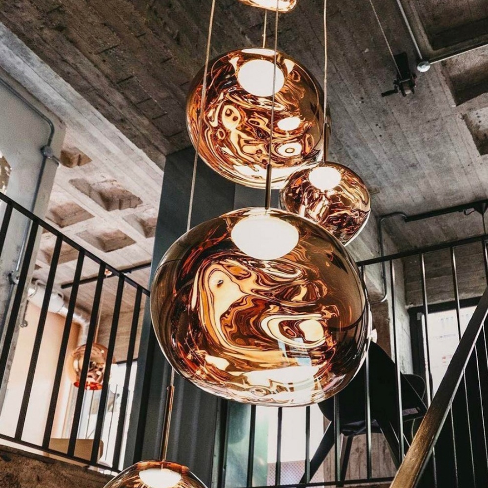 Multi-combination Pendant Lights Nordic Lava Lamp Villa Living Room Duplex Staircase Chandelier