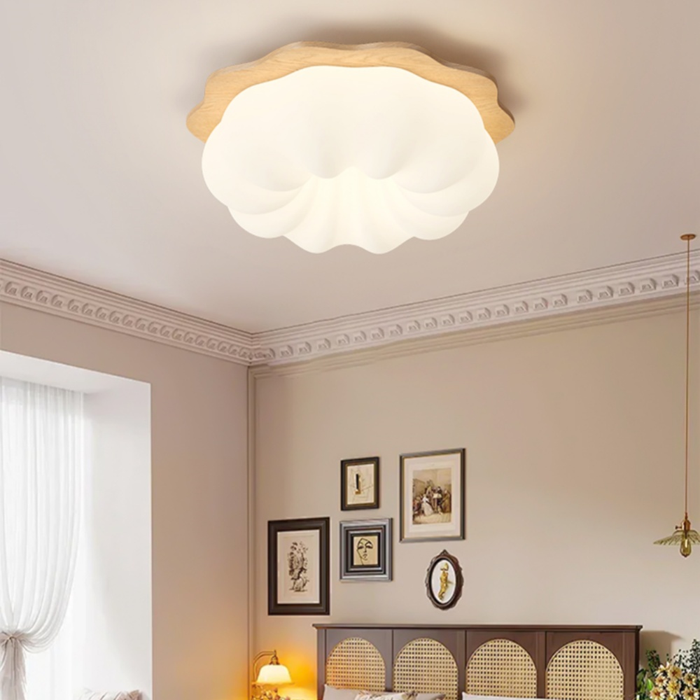 Children's Room Lamps Cloud Cream Three-color Ceiling Light