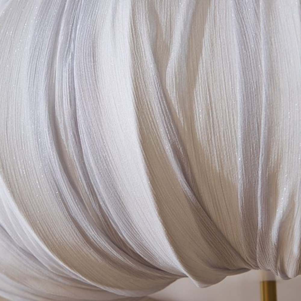 Bedroom Fabric Pendant Light Vintage Simple Dining Table Lamp