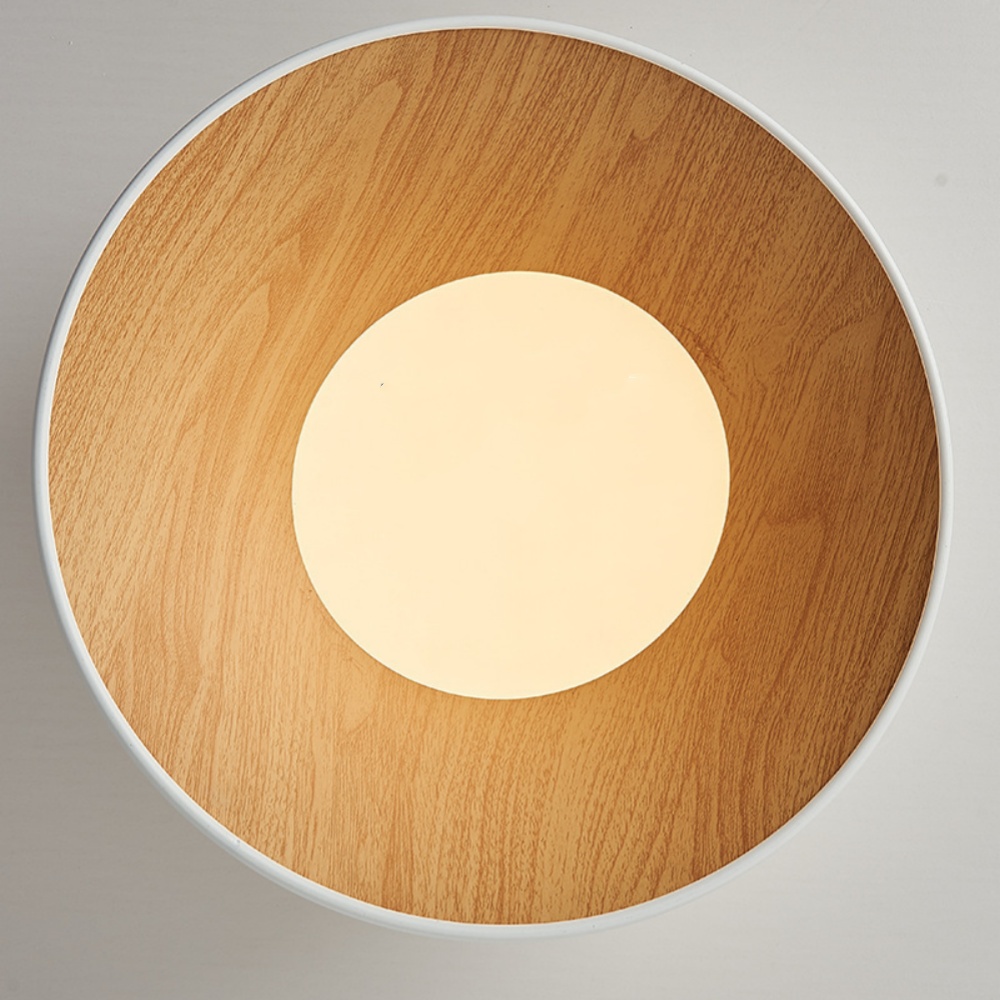 Bedroom Ceiling Light Oblique Wood Grain Japanese Style Lamp