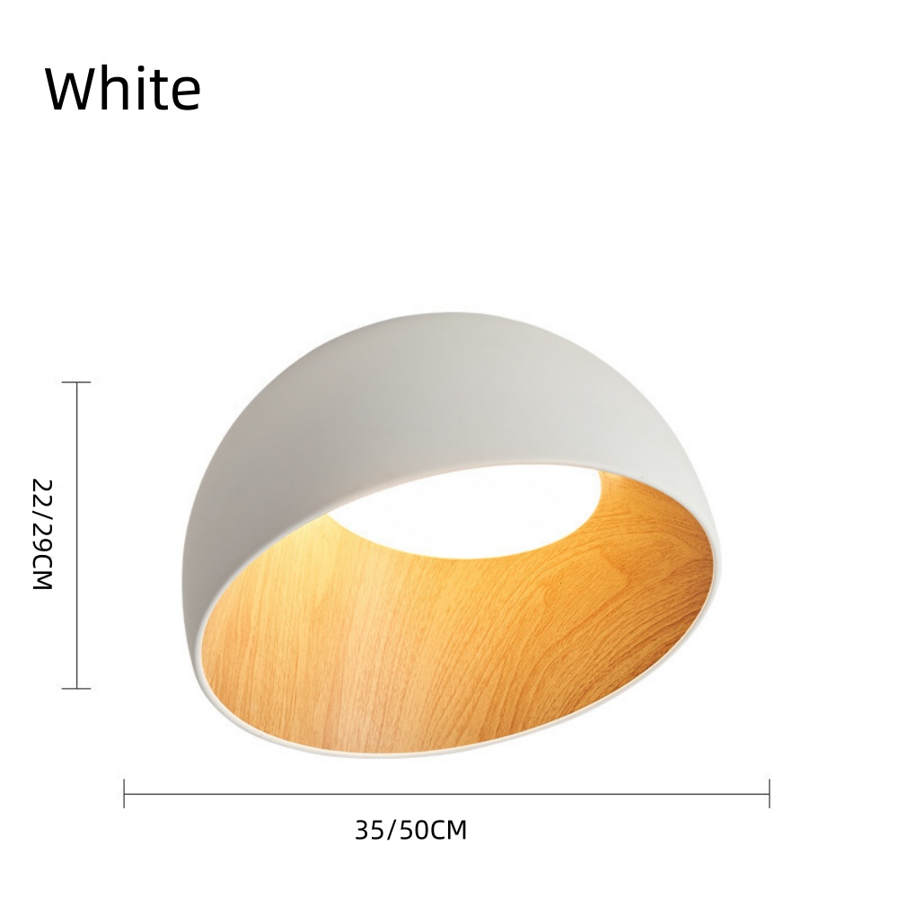 Bedroom Ceiling Light Oblique Wood Grain Japanese Style Lamp