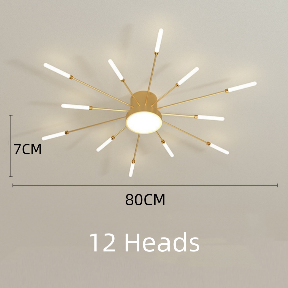 42-Head Fireworks Ceiling Light  Living Room Bedroom LED Lamp