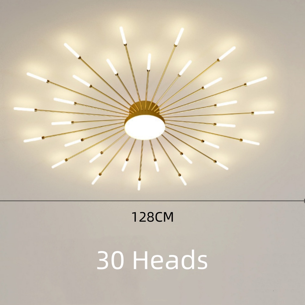 42-Head Fireworks Ceiling Light  Living Room Bedroom LED Lamp