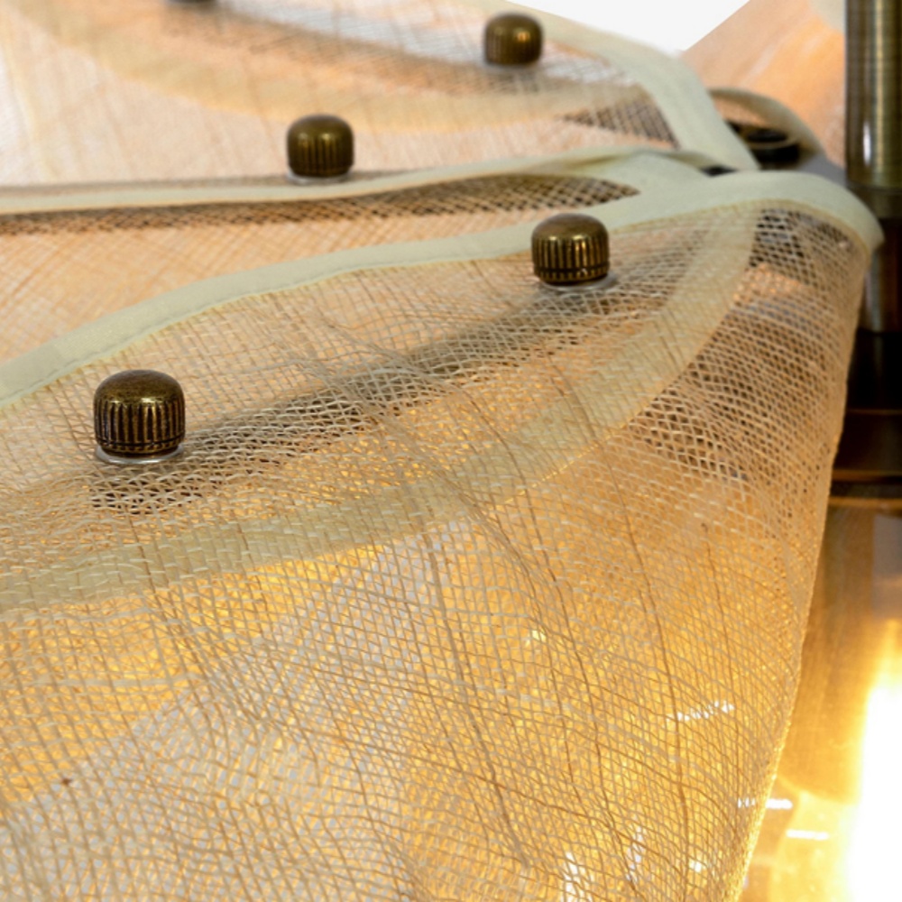 Wabi-sabi Art Flower-shaped Pendant Light Dining Room Living Room Lampshade