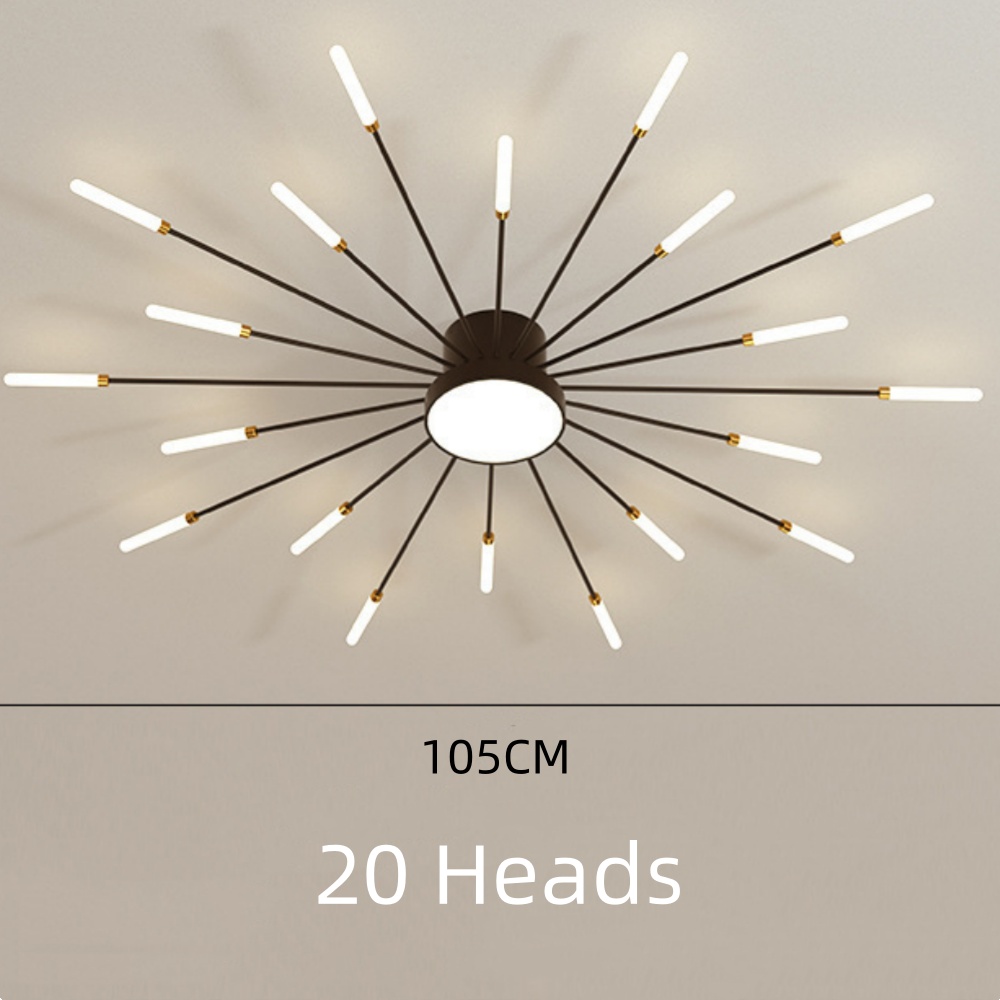 42-Head Fireworks Ceiling Light  Living Room Bedroom LED Lamp