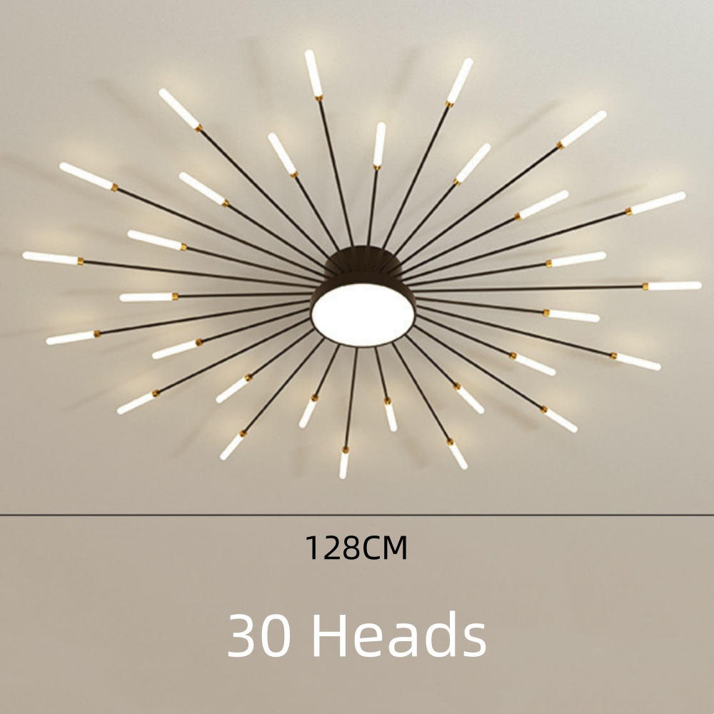 42-Head Fireworks Ceiling Light  Living Room Bedroom LED Lamp