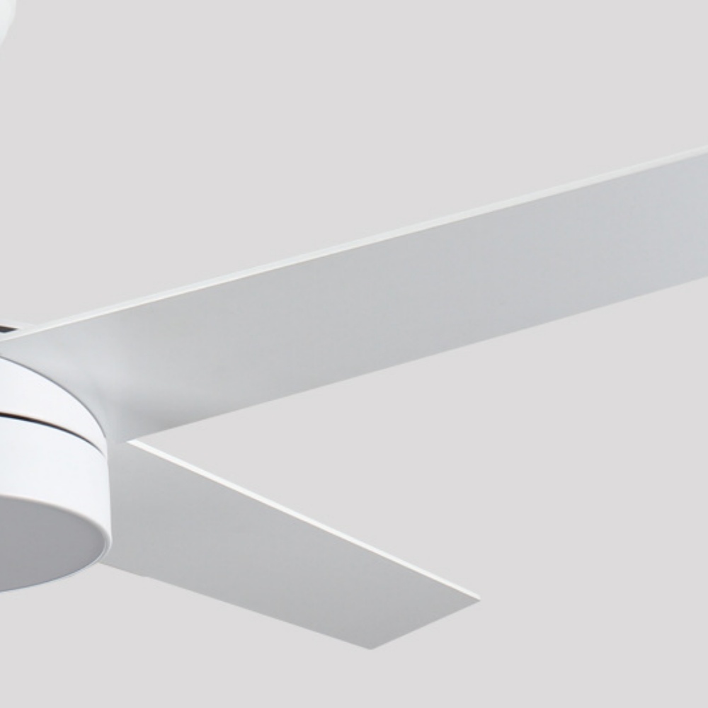 52'' Nordic Bedroom Ceiling Fan Living Room Simple Black Fan Light