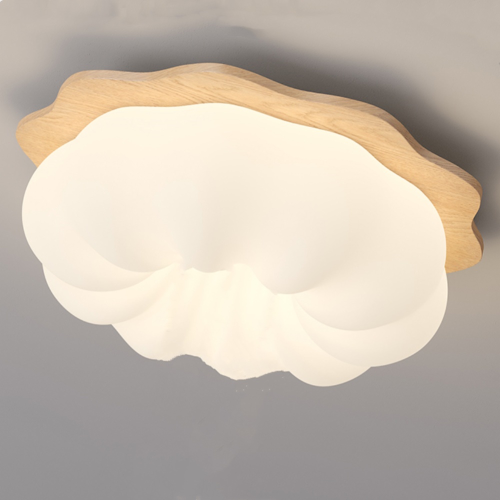 Children's Room Lamps Cloud Cream Three-color Ceiling Light