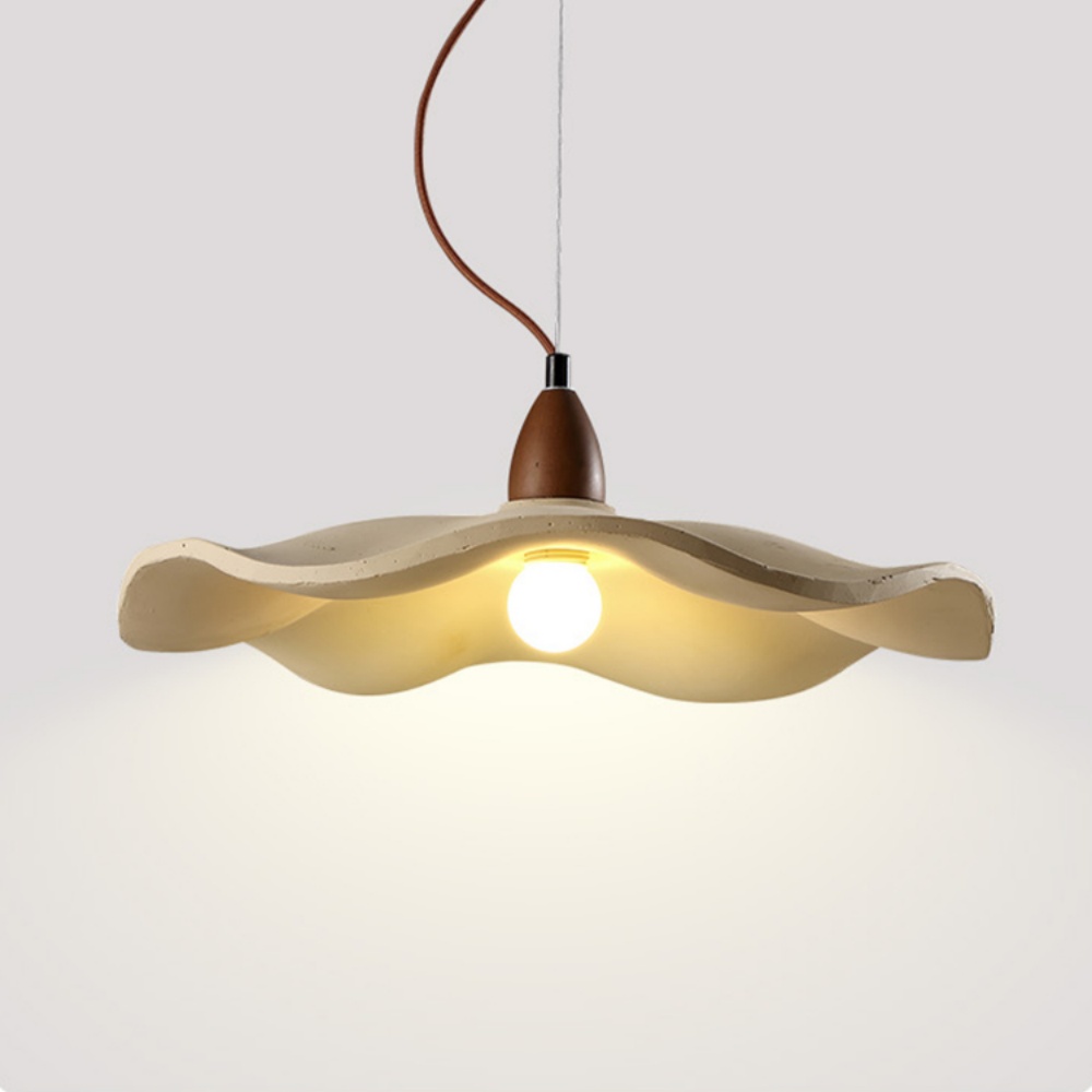 Wabi-sabi Chandelier Dining Room Bedroom Solid Wood Pendant Light