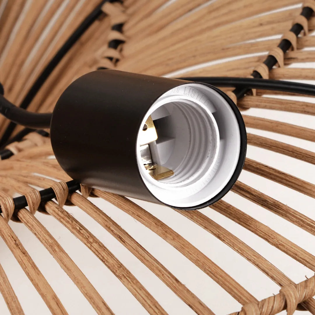 Large Modern Rattan Pendant Light Ceiling Lampshade 100CM