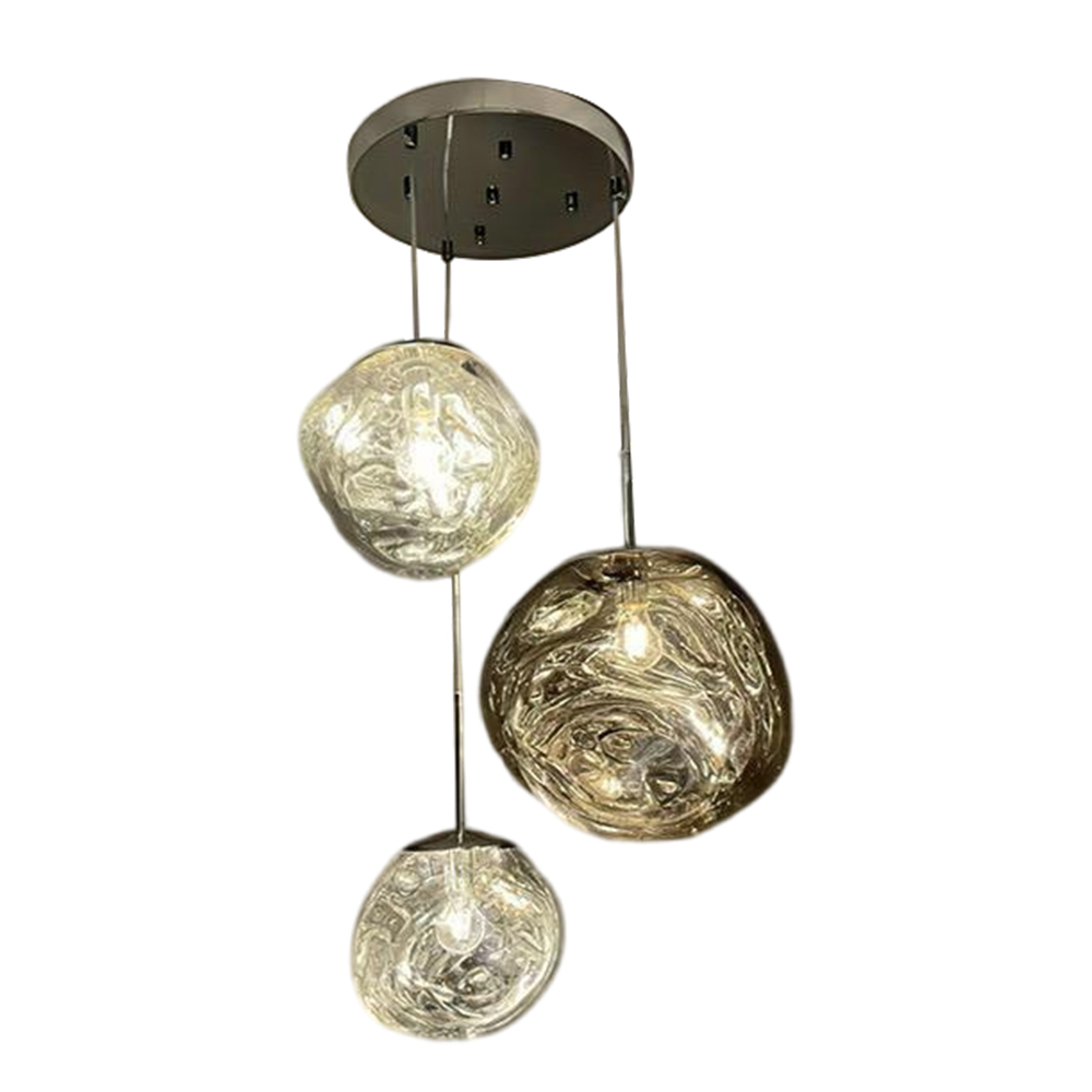 Multi-combination Pendant Lights Nordic Lava Lamp Villa Living Room Duplex Staircase Chandelier