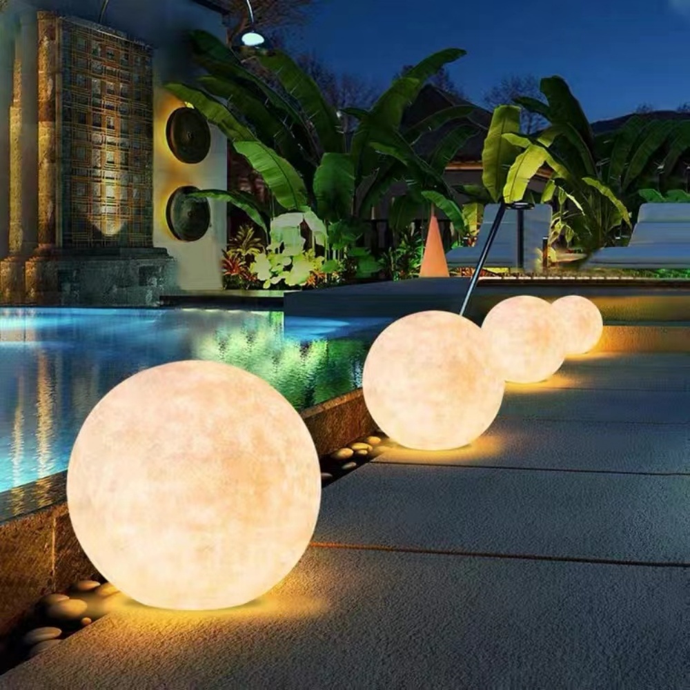 Outdoor Waterproof Moon Floor Lamp Indoor Atmosphere Lamp
