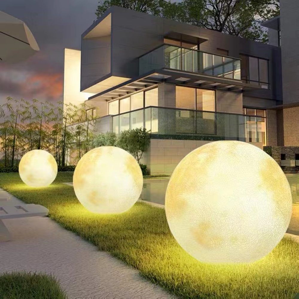 Outdoor Waterproof Moon Floor Lamp Indoor Atmosphere Lamp