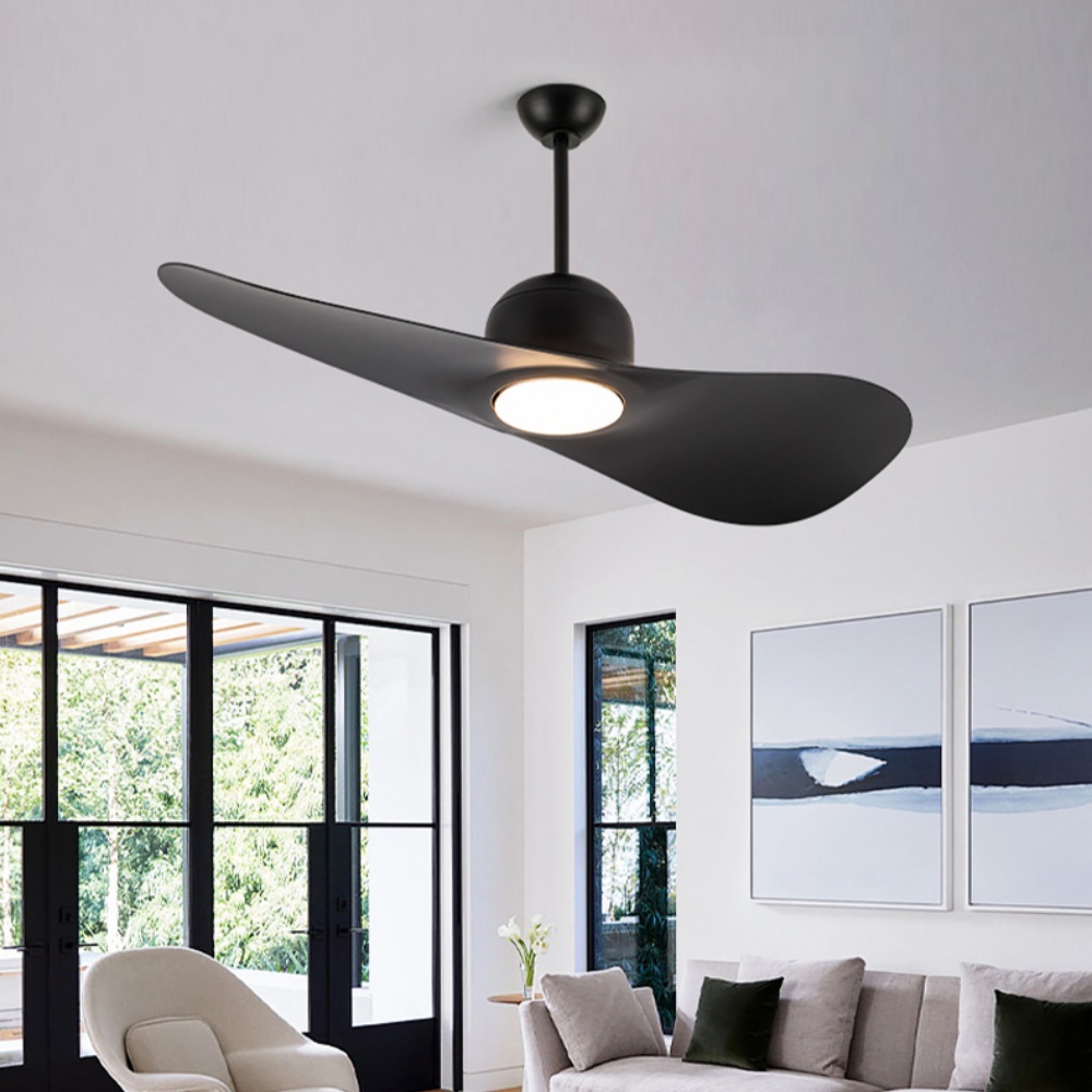 Nordic Minimalist Creative Hat Ceiling Fan Light Dining Room Electric Fan Light