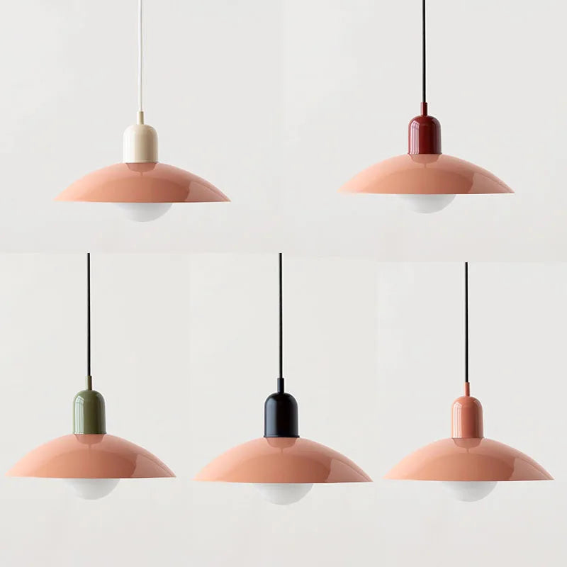 Mid Century Colorful Macaron Bauhaus Pendant Light -