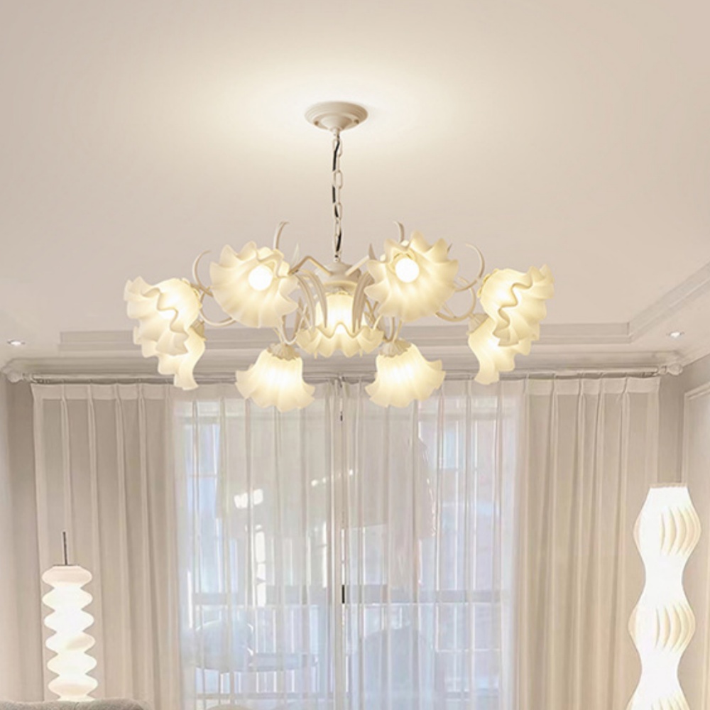 French Ceiling Lily Of The Valley Flower Lamp Dining Room Bedroom Lamp