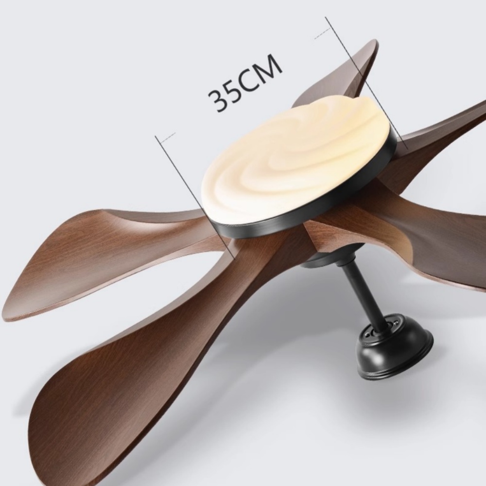 Nordic Living Room Fan Light Restaurant Ceiling Fan Light With Remote Control