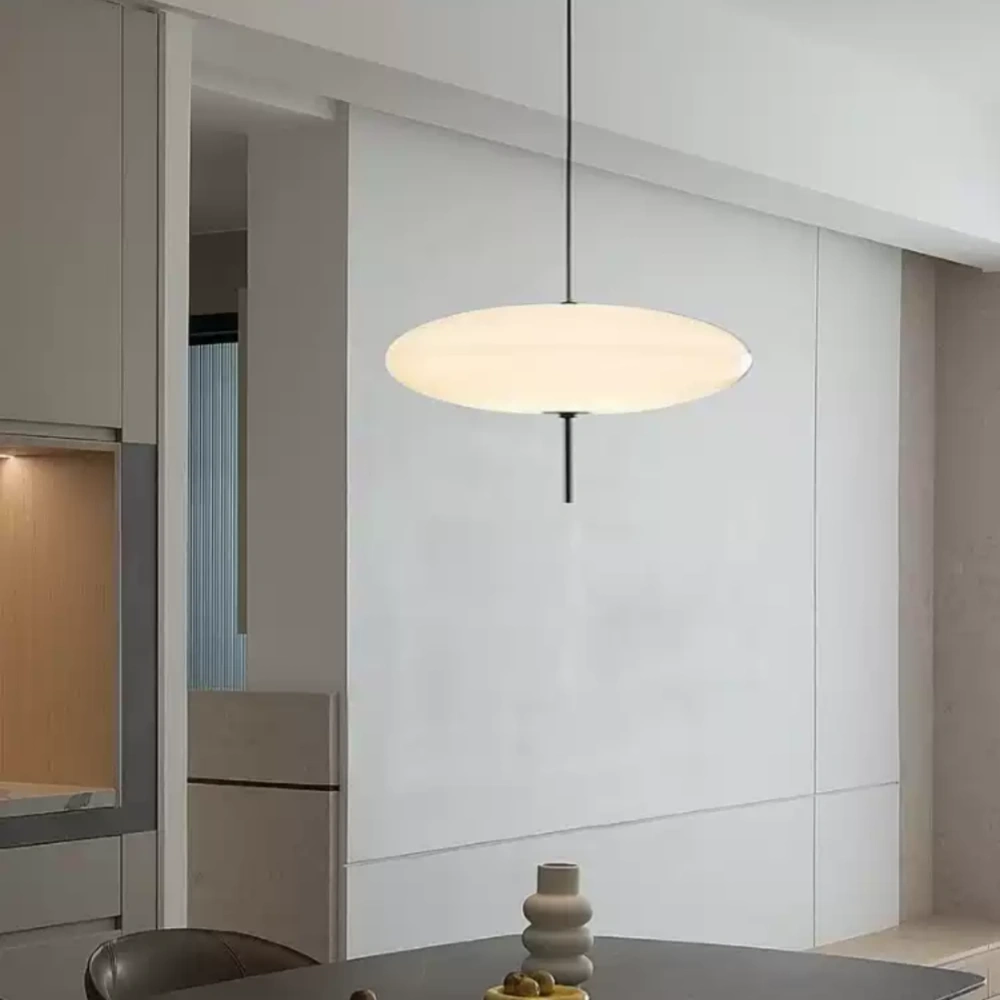 Nordic Simple Dining Room Pendant Light Bedroom Lamp Flying Saucer Decorative Lampshade