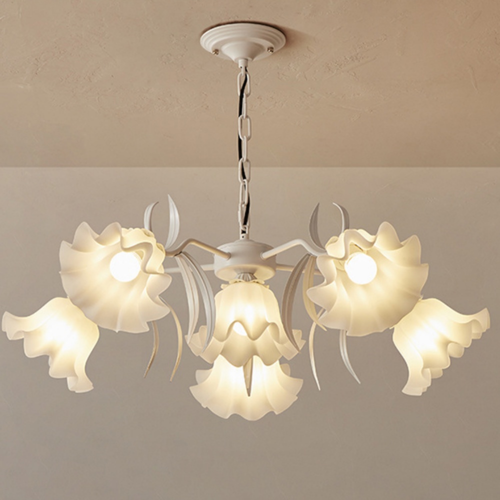 French Ceiling Lily Of The Valley Flower Lamp Dining Room Bedroom Lamp