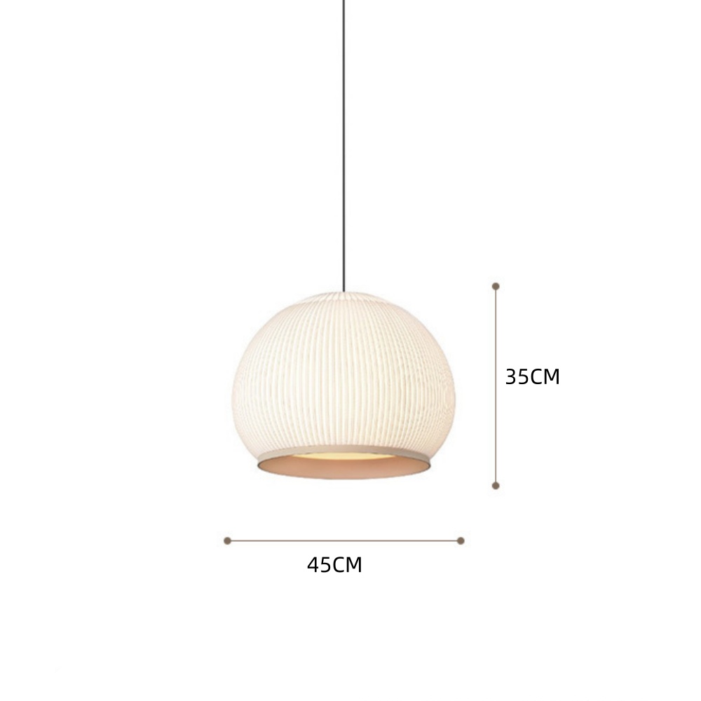 Modern Simple Fabric Woven Pendant Light Dining Room Lampshade