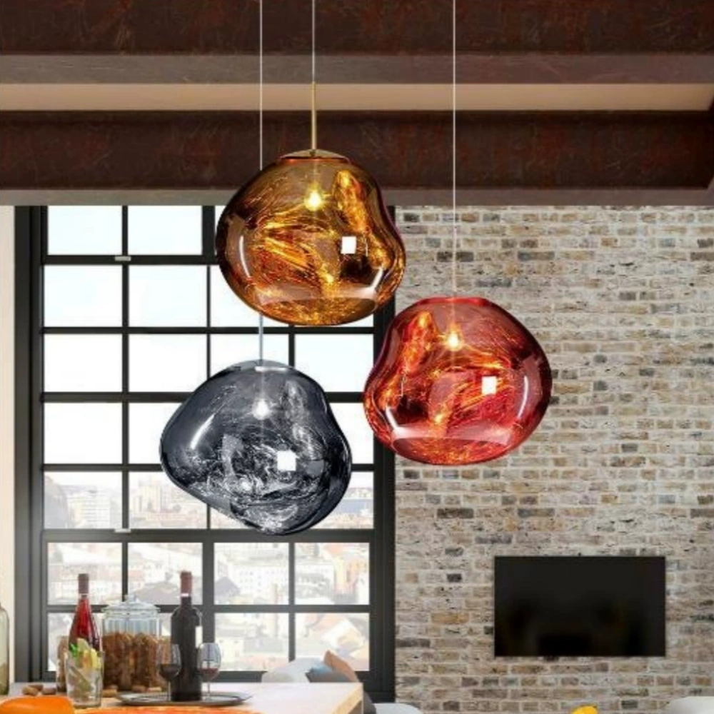 Designer Lava Chandelier Villa Loft Duplex Stairwell Pendant Light